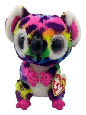 Ty Scout the rainbow 6” koala soft stuffed animal- 2018 Clare’s exclusive